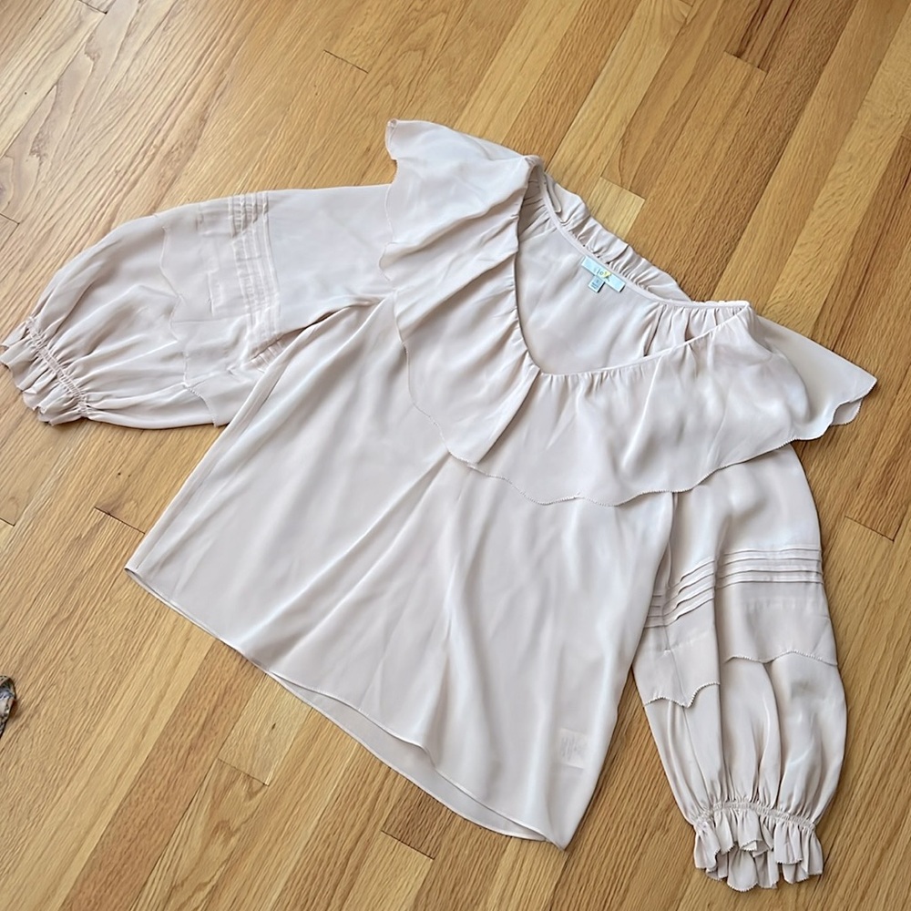 Blush pink blouse